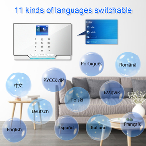 高科技无线/Wifi gsm 智能聪明/简单的安全/安全数字家庭/家庭火灾报警系统 - Product Image 5