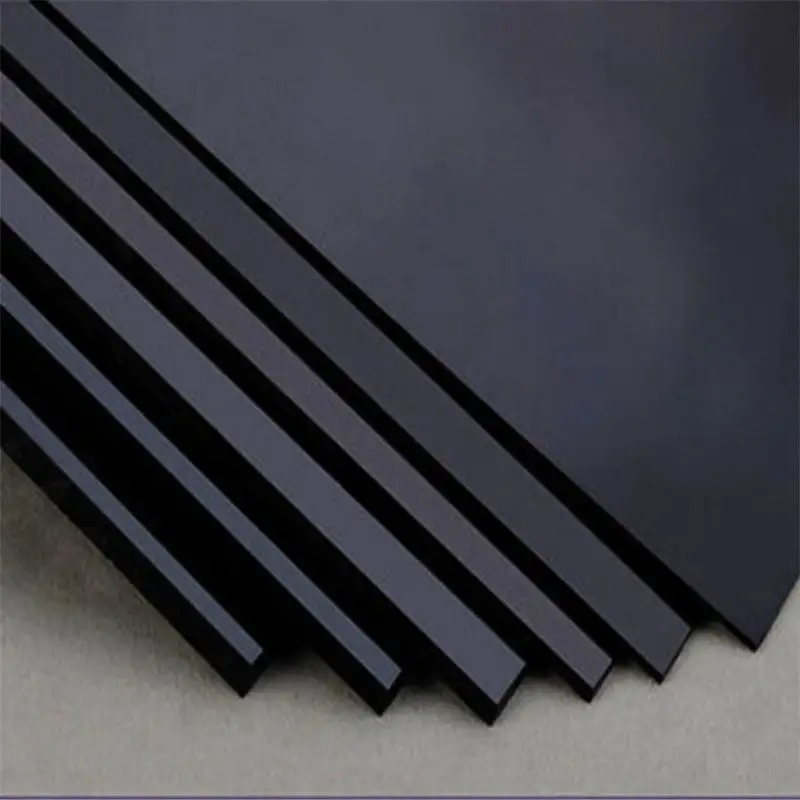 Gute Qualität 1220x2440mm 12mm 15mm PVC-Schaumstoff platte schwarz PVC-Schaumstoff platte