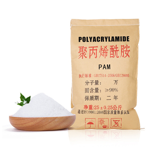 โพลีอะคริลาไมด์ประจุแบบไหลอย่างรวดเร็ว ผงปาล์มปั่น PAM โพลีเมอร์ - Product Image 1