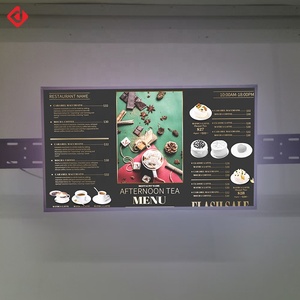 High Brightness Indoor <strong>LCD</strong> <strong>Display</strong> for Retail Stores Hospitals Hotels-Digital Menu Boards Stand Installation Animation <strong>Function</strong> - Product Image 1