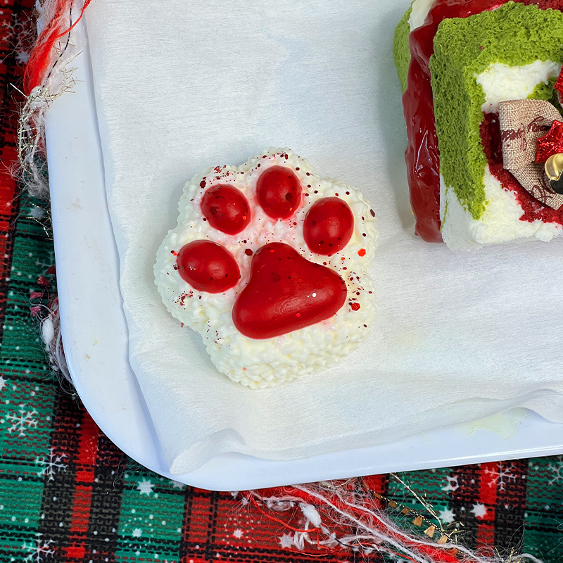 Christmas rice ball cat PAWS