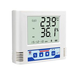 RS485 Modbus Indoor LCD Display Smart Digital <strong>Temperature</strong> and Humidity <strong>Data</strong> <strong>Logger</strong> <strong>with</strong> Battery Inside - Product Image 1