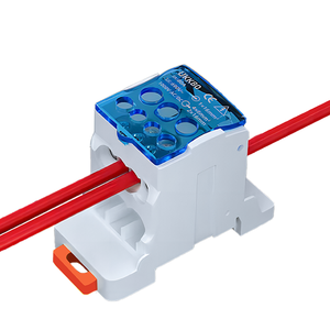 大電力UCK端子台80A配電ボックス端子台DINレール単相ジャンクションボックス - Product Image 1
