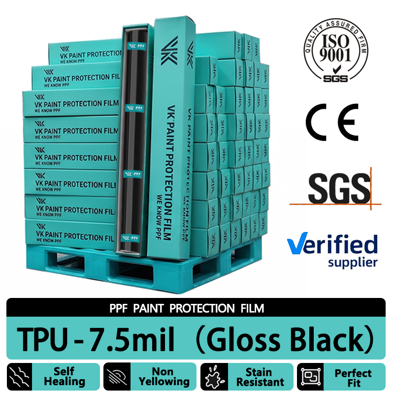 TPU-7.5mil Negro Brillante