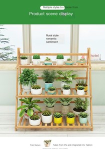 Tre Hoa Kệ Nhiều Lớp Trong Nhà Phòng Khách Tầng-Đứng Nồi Giá Màu Xanh Lá Cây Chế Độ Ăn Uống Thịt Ban Công Trang Trí Lưu Trữ Giá - Product Image 5