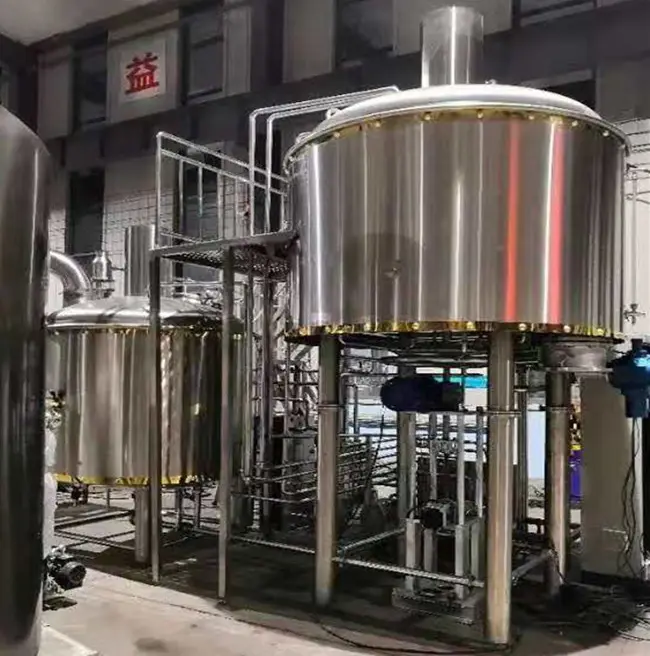 Nouveau système de brassage de bière professionnel, appareil entièrement chauffant à la vapeur, 2000l, 20bb, équipement avec service