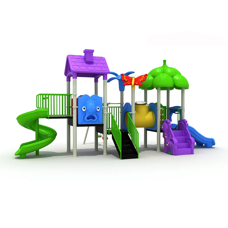 Terrain de jeux d'extérieur attrayant pour enfants, produit d'extérieur toboggan, pour parc d'attractions, jeux pour les petits, vente en gros, nouvelle collection