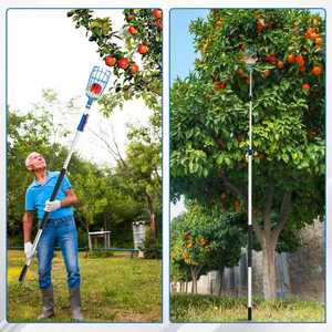 Nhiệm Vụ Nặng Nề 12ft 3.6M 15ft 4.5M Nhôm Kính Thiên Văn Cực Với Twist Khóa Thép Không Gỉ Trái Cây Picker - Product Image 4