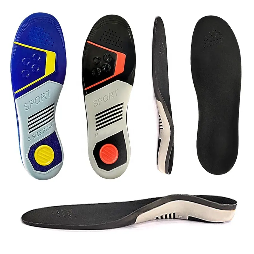 Palmilhas de silicone em gel, palminhas ortopédicas de gel de silicone para massagem esportiva, suporte de arco, fascite plantar, ha00141