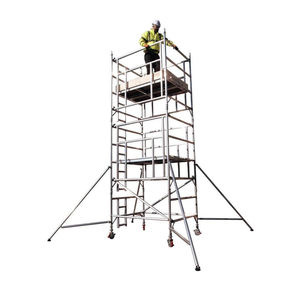 Dragonstage di alta qualità in alluminio Mobile ponteggi di vendita a doppia larghezza scalata a scala impalcatura - Product Image 2