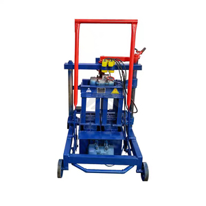Pequeña maquinaria de fabricación de ladrillos de enclavamiento de cemento Manual para construir ladrillos de tierra máquina de fabricación de bloques de hormigón precio para la venta - Product Image 3