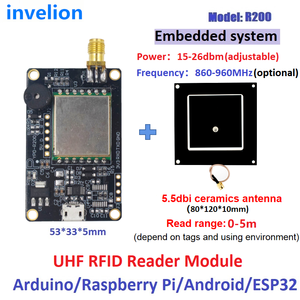 Invelion R200 Chip Micro formato lungo raggio RFID UHF modulo Raspberry Pi TTL UART TTL(UART), porta Micro USB 1, SMA 3.5V -5 V - Product Image 5