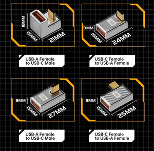 USB 3.1 tip C USB adaptörü 120W bağlayıcı OTG dönüştürücü tip-c hızlı şarj veri transferi Adaptador Usb tip c için Macbook - Product Image 6