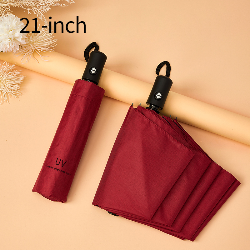Parapluie rouge vin automatique