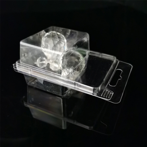 クリアプラスチックPETクラムシェルディスプレイ包装箱ユーロホール付き電子収納用 - Product Image 2