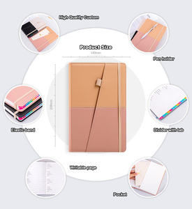 工厂定制颜色和标志硬封面地址簿定制打印密码簿与标签 - Product Image 2