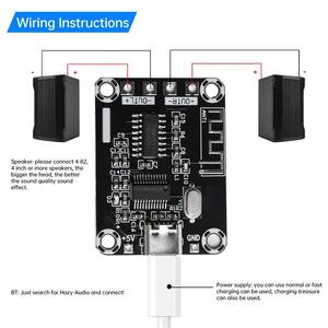 DC5V 5W+5W Bluetooth Power Amplifie Module PAM8403 Stereo Class D <strong>Audio</strong> Power Amplifier Chip BT5.0 Support 4-8 Speaker - Product Image 5