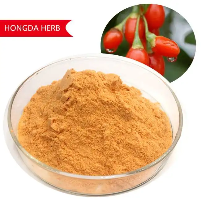 Hot Sells Bio-Saft Wolfs beerex trakt 99% Goji-Pulver Polysaccharide 50% Goji-Beeren pulver