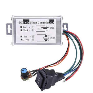 PWM DC motor stepless <strong>speed</strong> <strong>controller</strong> 12V 24V 60V MAX 20A <strong>Pulse</strong> WidthModulator motor <strong>Speed</strong> regulating switch - Product Image 3