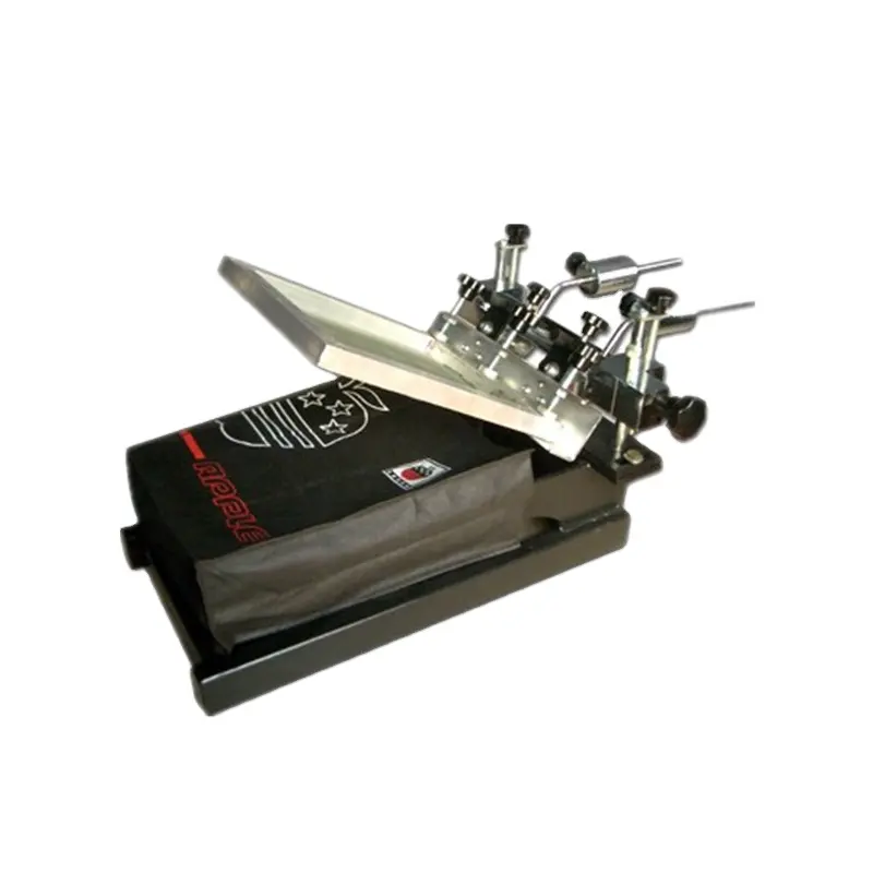 DGRUIDA NS103 3 colore 1 stazione Micro-regolabile da tavolo manuale t-shirt macchina da stampa digitale per oggetti piatti