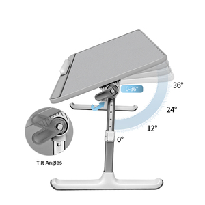 Escritorio plegable para ordenador portátil, soporte de mesa ajustable, bandeja de ventilador de refrigeración para cama, sofá y Notebook - Product Image 4