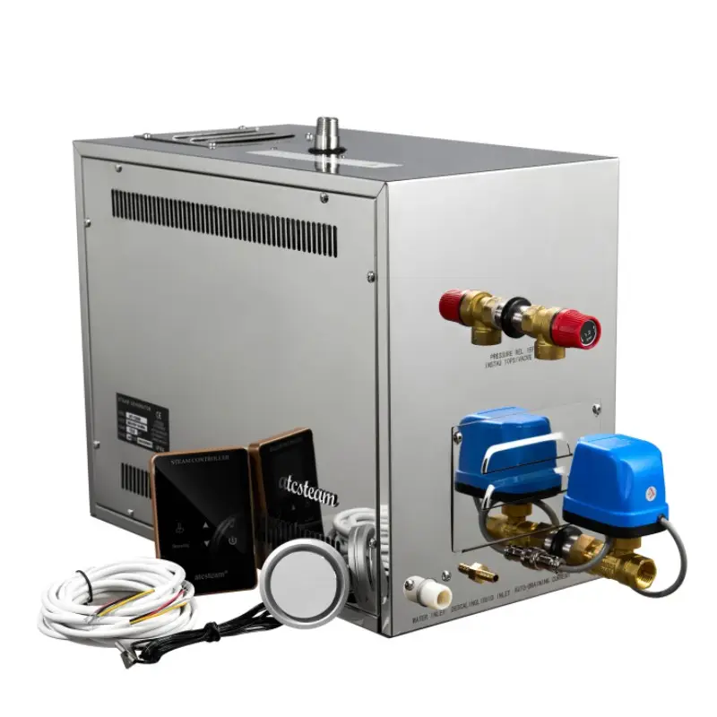 15KW riscaldamento elettrico generatore di vapore doccia vapore in acciaio inox Hotel moderno Gua supporto tecnico Online 2 anni vapore umido