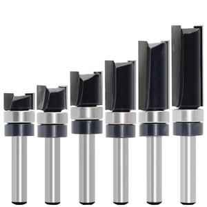 Tuôn ra cắt <span class=keywords><strong>Router</strong></span> bit thẳng tuôn ra cắt tỉa mẫu mô hình Cutter-Shank mang hướng dẫn 2 Sáo Carbide Tipped-1/4 "Shank - Product Image 2