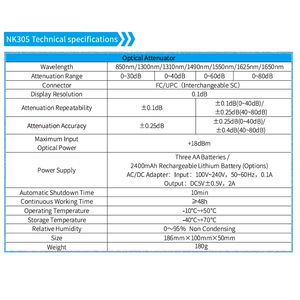 Sợi quang thiết bị quang học vạn năng kỹ thuật số màn hình LCD biến Suy hao quang học - Product Image 6