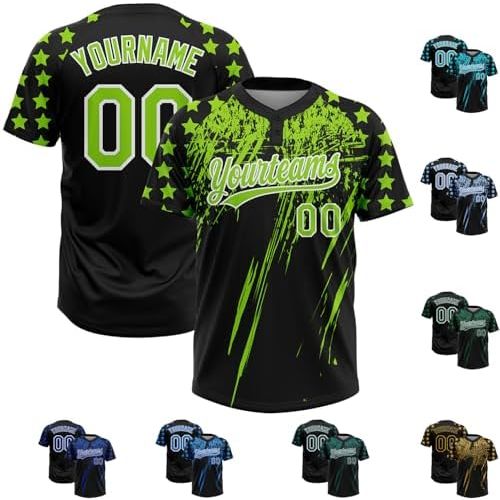 Black and Neon Green