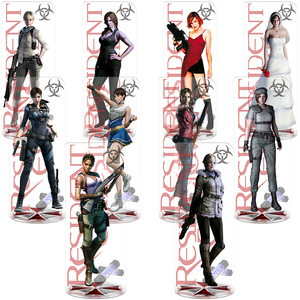 20CM RE4 Resident Evil 4 8 Remake Leon Ada Wong Game Toy Stand Standee <strong>Derivatives</strong> Figure Figures Dolls for Player