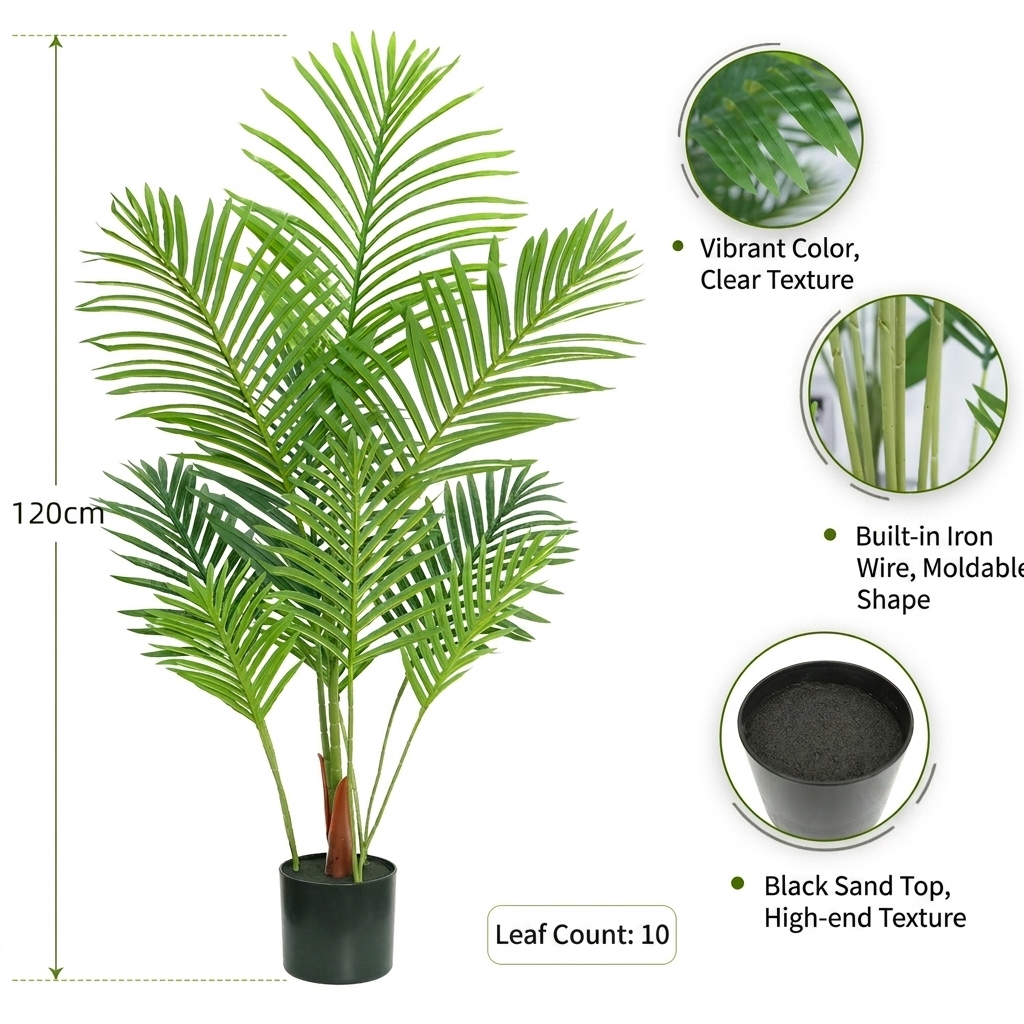 120cm areca palm