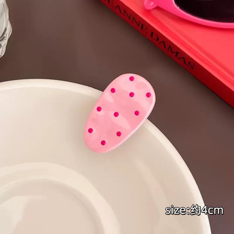 4cm clip oval-rosa