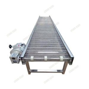 巧克力enrobing丝网链不锈钢网输送带链节输送机 - Product Image 1