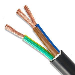 Çok telli RVV 2 3 4 5 çekirdekli elektrikli tel kablo XLPE izolasyonlu 0.75-6mm alçak gerilim bakır kablo - Product Image 2