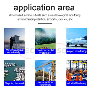 Alarme esperto da velocidade e do sentido do vento com monitoração ambiental do tempo da exposição do painel LCD do <span class=keywords><strong>sensor</strong></span> RS485/4G