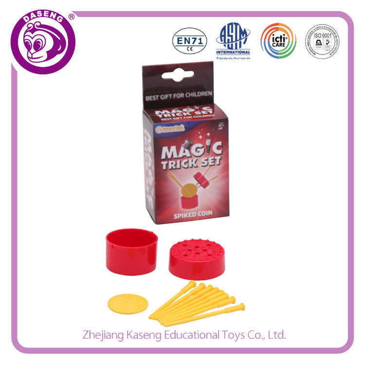 Magic money and coin box tricks with Close up magic penetration props