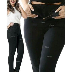 Süper Lipo Spandex ile Fajas colomjeans as kot yüksek bel