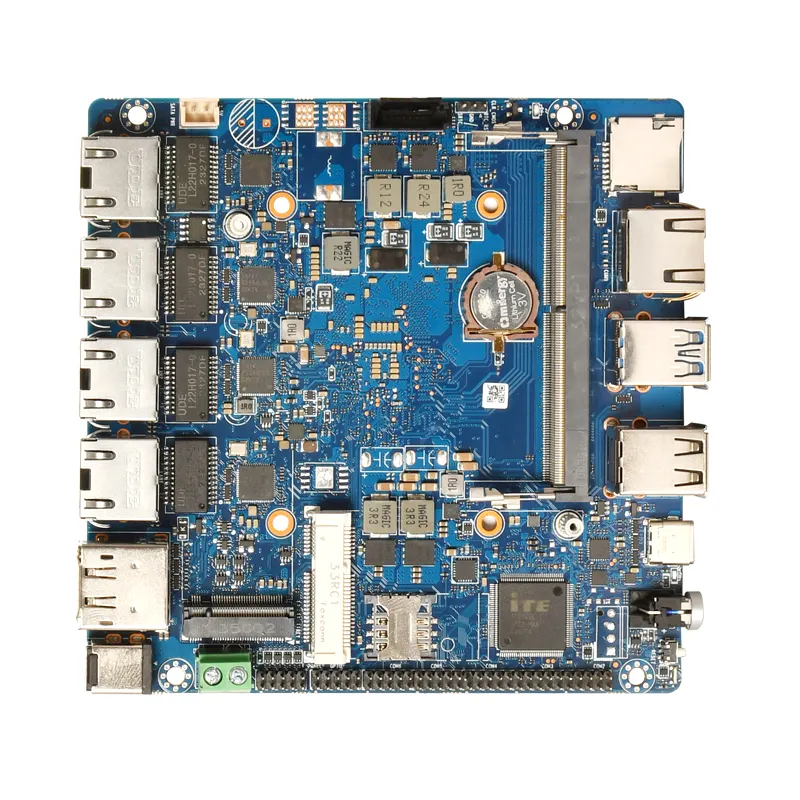 Zunsia Nano ITX Motherboard 4Lan X86 Firewall Router Board 12. Generation Alder Lake N Serie POE Netzwerks icherheit Motherboard