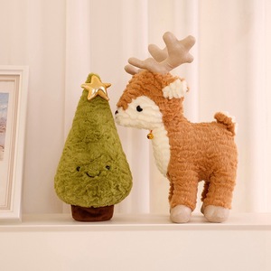 Noel ağacı yıldız süs Elk peluş süs bebek doğum günü hediyesi tatil hediye peluş oyuncak - Product Image 2