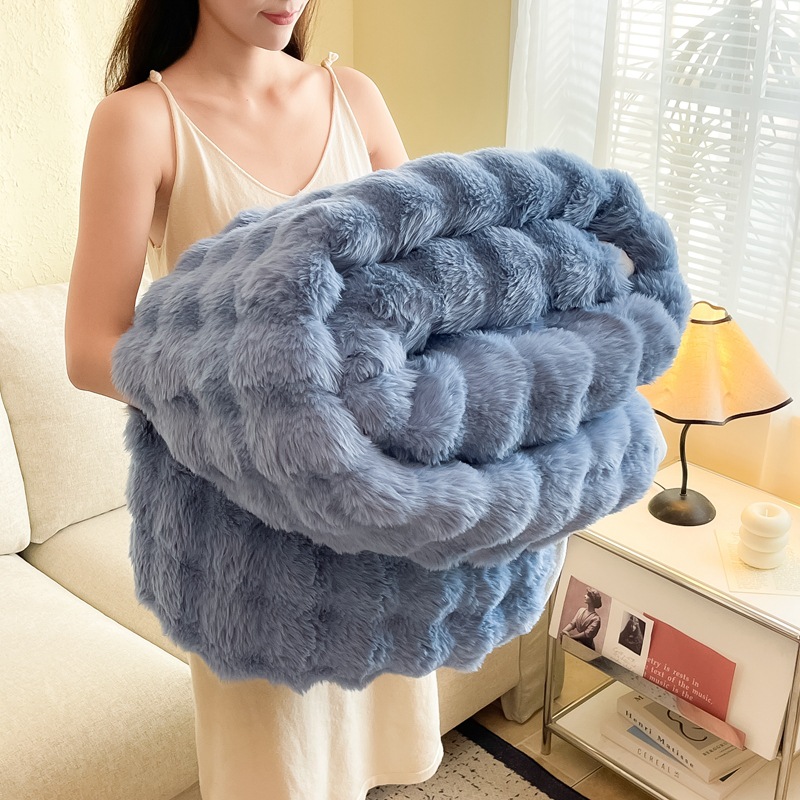 couverture lapin-bleu gris