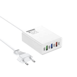 120W 7-in-1 Fast Charger EU US UK 4C 3U Port Charging Head <strong>Multiple</strong> <strong>Output</strong> <strong>Adapter</strong> Mobile Phone Travel Wall Charger for iPhone - Product Image 4