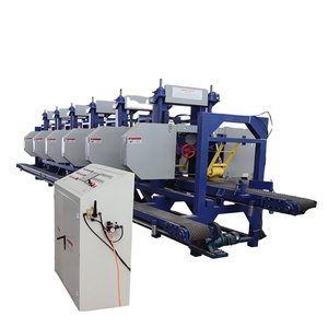 Multiple Blades Sawmill Bandsaw <strong>Machine</strong> Wood Cutting Furniture Making <strong>Machine</strong> square Board Making <strong>Machine</strong>