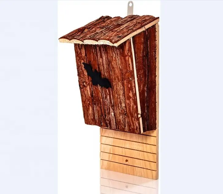 Bat box/ cave / house ready assembled hanging as a sleeping place for bat smade of natural wood