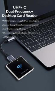 Kostenloses SDK Rfid Uhf USB Writer und Reader USB HID-Schnitts telle Desktop-Typ USB Uhf Programmier barer Rfid Reader - Product Image 6