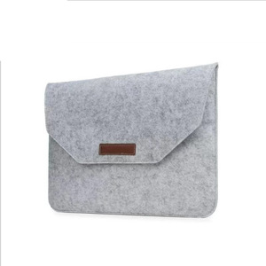 Recycle Light Weight Laptop Cover <strong>case</strong> Bag Felt Envelope <strong>Computer</strong> Sleeve Bag with Button Custom logo - Product Image 4