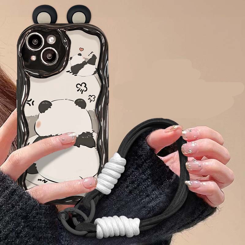 Black case+Wrist Lanyard