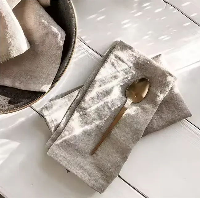 Guardanapo de mesa personalizado, guardanapo de linho de algodão para guardanapo de mesa do casamento da festa restaurante guardanapo de algodão