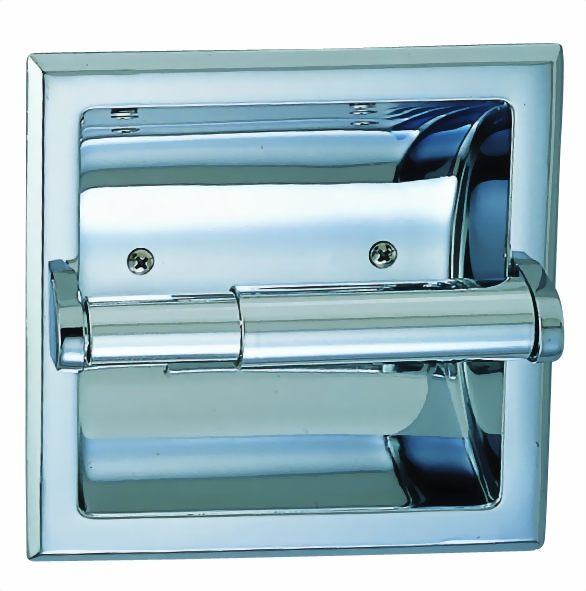 recessed paper holder