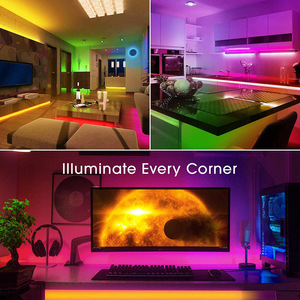 WiFi şerit işık Alexa Google ev desteği akıllı RGB 5m 10m 20m LED şerit uzaktan App kontrolleri müzik Sync 12V LED şerit işık - Product Image 6