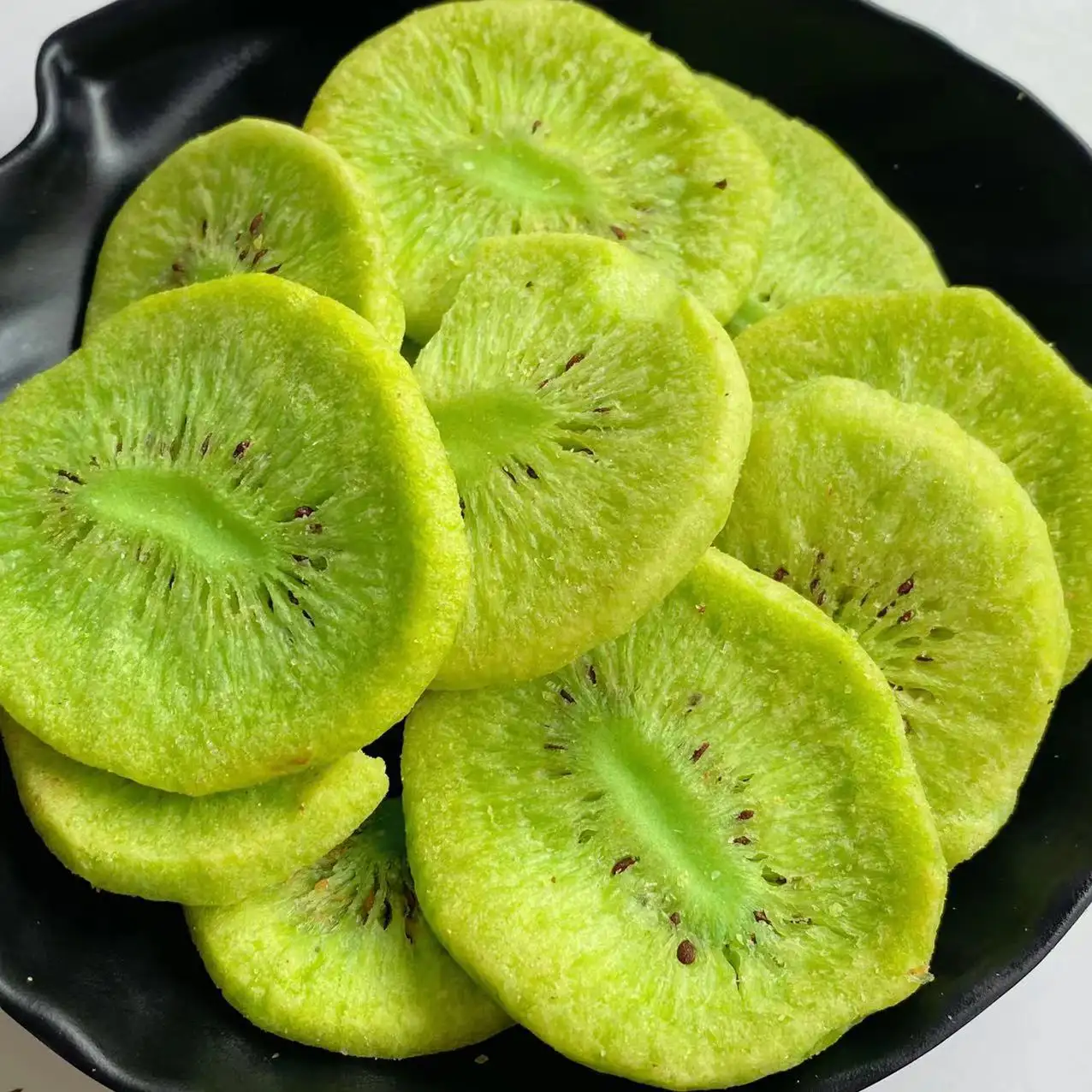 Nutritious Green Fruits Vacuum Fried Fresh Kiwi Organic Snacks Dried Kiwifruit Chips
